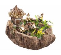 Royal Gardineer Souche décorative - Jardin miniature avec 10 figurines