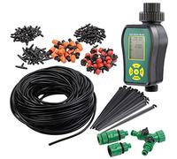 Système d'irrigation 136 pièces avec tuyau de 40 m et programmateur d'arrosage