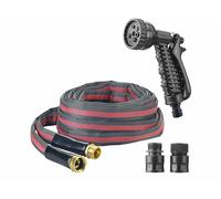 Royal Gardineer Tuyau d'arrosage avec gaine textile résistante et pistolet - 10 m