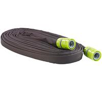 Royal Gardineer Tuyau d'arrosage poreux plat avec raccords et valve d'arrêt - 12 m