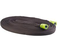 Royal Gardineer Tuyau d'arrosage poreux Plat avec raccords et Valve d'arrêt - 30 m