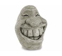 Royal Gardineer Visage décoratif ''Stone Smiley'' pour jardin et intérieur