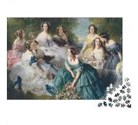 Royal Gathering Puzzles 1000 Pièces Recyclé Oil Painting Senior Puzzles Fête Jeu Accessoires Idée de Cadeau Parfaite for Famille and Friends Anniversaires 70x50cm/1000pcs