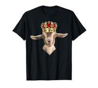 Royal Goat King with Crown T-Shirt