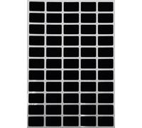 Royal Gommettes Étiquettes Autocollantes Rectangulaires Noir Environ 25.5mm X 16mm 10 Feuilles Paquet De 550
