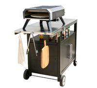 Royal Gourmet Four à Pizza Gaz Extérieur avec Chariot de Barbecue