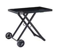 Royal Gourmet GT2201C-E Chariot Pliant pour Barbecue Portable, Desserte pour Plancha Pliable avec 2 Crochets pour Série GT2005-F, Adapté pour Le Camping, Dessus de Table 79 x 46,8 cm