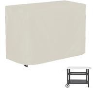 Royal Gourmet PC3404S Housse de table de barbecue d'extérieur en tissu Oxford 420D imperméable, coupe-vent, anti-poussière avec poignées pour table de salle à manger roulante Royal Gourmet PC3404S