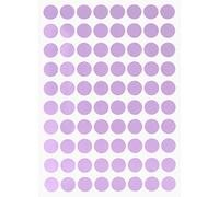 Royal Green 13mm Violet Pastel Étiquettes Autocollantes Cercles Rondes Petit Point De 1.3 Cm De Diamètre Gommettes Auto-Adhésives Pour Le Bureau, Ecole, Calendriers, Codage Couleur Paquet De 1200