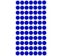 Royal Green 15mm Bleu Étiquettes Autocollantes Cercles Rondes Point De 1.5 Cm De Diamètre Gommettes Auto-Adhésives Pour Le Bureau, Ecole, Calendriers, Codage Couleur 20 Feuilles Paquet De 1540