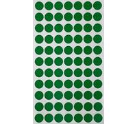 Royal Green 15mm Vert Étiquettes Autocollantes Cercles Rondes Petit Point De 1.5 Cm De Diamètre Gommettes Auto-Adhésives Pour Le Bureau, Ecole, Calendriers, Codage Couleur 10 Feuilles Paquet De 770