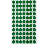 Royal Green 15mm Vert Étiquettes Autocollantes Cercles Rondes Point De 1.5 Cm De Diamètre Gommettes Auto-Adhésives Pour Le Bureau, Ecole, Calendriers, Codage Couleur 5 Feuilles Paquet De 385