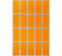 Royal Green 4 x 2 Centimètres Néon Orange Étiquettes Autocollantes De Dossier, Chemise De Classement, Codage Couleur, Marquage, Tarification Coupe Rectangle (40mm x 19mm) Paquet De 300