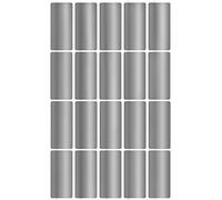 Royal Green 4 x 2 cm argentés Étiquettes Autocollantes De Dossier, Chemise De Classement, Codage Couleur, Marquage, Tarification Coupe Rectangle (40mm x 19mm) Paquet De 300