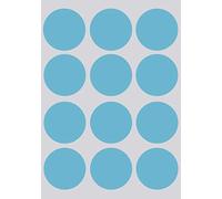 Royal Green Dot Lot de 180 étiquettes autocollantes 4cm (38mm) pour usage polyvalent Bleu clair