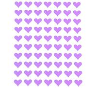 Royal Green Gommettes Étiquettes Autocollantes En Forme De Cœur Mauve Pastel Idéal Pour Les Anniversaires, Les Mariages 5 Feuilles 1,3cm (13mm) Paquet De 350