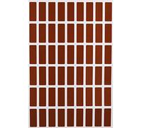 Royal Green Gommettes Étiquettes Autocollantes Rectangulaires Marron 25mm x 10mm (2,5cm x 1cm) 15 feuilles Paquet de 810