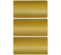 Royal Green Gommettes Étiquettes Autocollantes Rectangulaires Or Métallique Environ 10cm x 5cm (102mm x 51mm) Paquet de 45