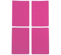 Royal Green - Gommettes Étiquettes Autocollantes Rectangulaires - Rose - Environ 7,5cm x 5cm (75mm x 50mm) - 50 Feuilles - Paquet de 200