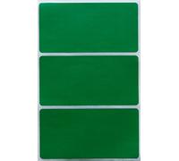 Royal Green Gommettes Étiquettes Autocollantes Rectangulaires Vert Environ 10cm x 5cm (102mm x 51mm) 50 Feuilles Paquet de 150