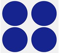 Royal Green Gommettes Étiquettes Autocollantes Rondes Bleu Environ 7,5cm (75mm) 50 Feuilles Paquet de 100