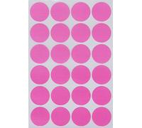 Royal Green Gommettes Étiquettes Autocollantes Rondes Rose 2.5 cm (25 mm) Paquet de 360