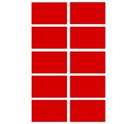 Royal Green Lot de 150 étiquettes autocollantes pour codage couleur Rouge 50 x 31 mm