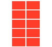 Royal Green Lot de 150 étiquettes autocollantes rectangulaires à code couleur pour écrire dessus 5,1 x 3 cm (rouge fluo)