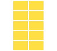Royal Green Lot de 150 étiquettes autocollantes rectangulaires à code couleur pour écrire sur 5,1 x 3 cm (Jaune)