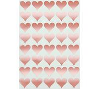 Royal Green Lot de 200 autocollants en forme de cœur de 19 mm - Or rose - Pour cadeaux de fête, sacs à friandises et boîtes cadeaux