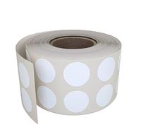 Royal Green Rouleaux D’Étiquettes Autocollantes Rondes Blanc 1.3 cm (13mm) 1 Rouleau Paquet De 1080 Stickers
