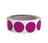 Royal Green Rouleaux D’Étiquettes Autocollantes Rondes Environ 3cm (30mm) 1 Rouleau Paquet De 1000 Stickers Violet