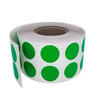 Royal Green Rouleaux D’Étiquettes Autocollantes Rondes Vert 1.3 cm (13mm) 1 Rouleau Paquet De 1080 Stickers
