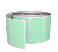Royal Green rouleaux d'autocollants rectangulaires à code couleur - Écrivez sur les étiquettes pour dossiers et organisation, autocollants pour écrire de 4cm x 1,9 cm Lot de 500 (vert pastel).