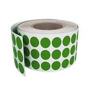 Royal Green Rouleaux D'étiquettes Rondes A Pois 1 Rouleau Vert 8 mm Autocollantes Disponible En Paquet De 2000