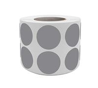 Royal Green Rouleaux d'étiquettes rondes à pois Couleurs assorties 19 mm 1050 gris