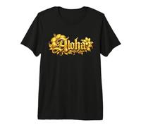 Royal Hawaiian Aloha Gold Island, Style Local d'Hawaï T-Shirt Haut de Gamme