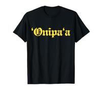 Royal Hawaiian Onipa'a Gold Calligraphy Island Steadfast T-Shirt