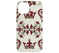 Royal Hearts Emblèmes Rétro Thème Casino Icône Art Coque pour iPhone 14