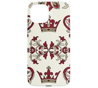 Royal Hearts Emblèmes Rétro Thème Casino Icône Art Coque pour iPhone 15