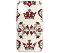 Royal Hearts Emblèmes Rétro Thème Casino Icône Art Coque pour iPhone 16 Plus