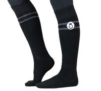 Royal Horsemen Chaussettes d'équitation pour femme et fille - Maintien idéal sans glissement - Chaussettes d'équitation en coton bio et semelle en tissu éponge doux, Noir pailleté, 35-38
