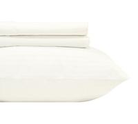 Royal Hotel Split-King Parure de lit réglable 5 pièces 100% Coton 600 Fils au Pouce carré avec Poche Profonde Blanc uni