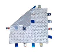 Royal Icon Couverture pour bébé - Ultra douce et au design unique pour bébés - Couverture hypoallergénique pour nouveau-nés tout-petits garçons et filles 35 x 35 cm (Bleu - Ri15)