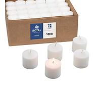 Royal Imports Bougie Votive pour Le Mariage 10 Heures Blanc