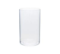 Royal Imports Vase à Fleurs cylindrique en Acrylique - Centre de Table décoratif pour la Maison ou Le Mariage - Plastique incassable - Rond de 12,7 x 20,3 cm de Haut - Transparent