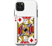 Royal Jack of Diamonds Playing Cards Illustration Graphic Coque pour iPhone 11 Pro Max