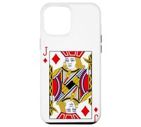 Royal Jack of Diamonds Playing Cards Illustration Graphic Coque pour iPhone 12 Pro Max