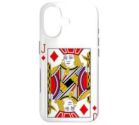Royal Jack of Diamonds Playing Cards Illustration Graphic Coque pour iPhone 17