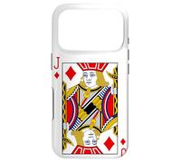 Royal Jack of Diamonds Playing Cards Illustration Graphic Coque pour iPhone 17 Pro